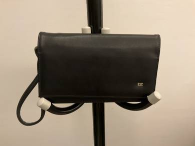 Compact CLUTCH BAG black