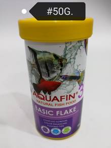 Aquafin Basic Flake 50gram Fish Feed Aquarium Ikan