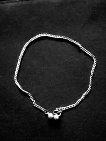 gelang kaki silver 925