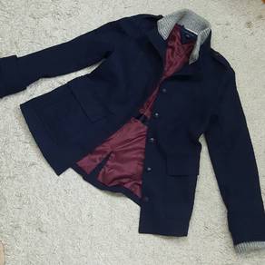 Tommy Hilfiger Navy Blue Coat