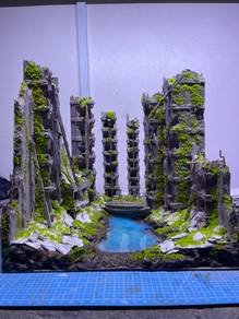 Hardscape aquascape abandoned lostworld