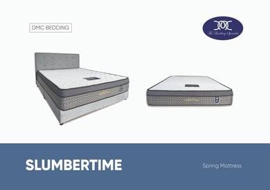 Queen Bed With 11INCH Sumbertime Spring Mattress