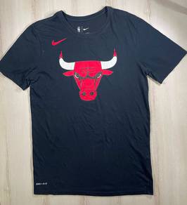Nike NBA Chicago Bulls Black Tee #CN Used