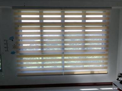 LANGSIR JENIS ZEBRA INSTALL l pasang langsir zebra