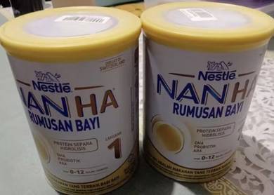 5 tin NAN HA Langkah 1 (0-12 Bulan) – New & Sealed