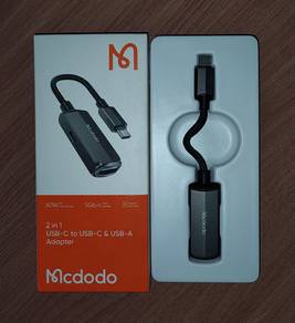 Mcdodo Otg 2 in 1 USB-C to USB-C & USB-A Adapter