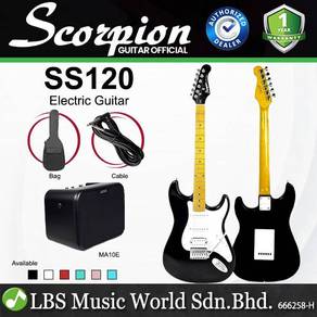 Scorpion SS120 Deluxe Series Stratocaster BK (PK )