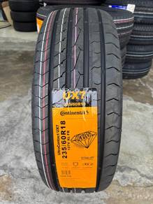 Tayar baru 235 60 18 Continental ux7 suv 2026 offe