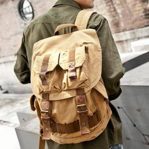 B9252 Retro Brown Travel Cameras DSLR Bag Backpack