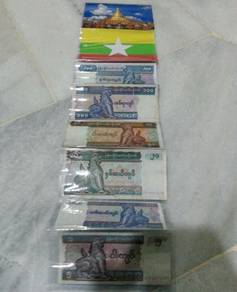 Myanmar Notes & poscard