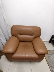 Sofa Kulit 3+1