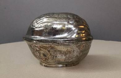 Silver plated brass bowl lid