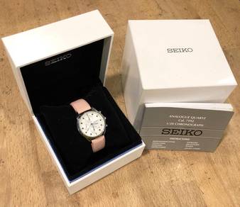 Seiko Chronograph 7T92-0PM0 Watch 100% Ori Use