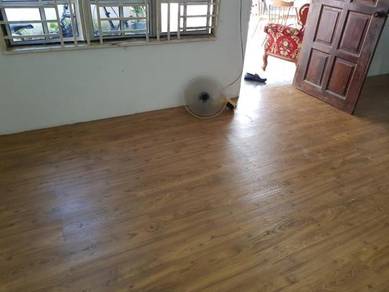 INSTALL VINYL FLOOR l pasang lantai vinyl