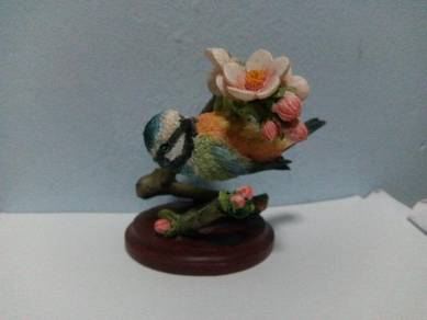Vintage Bird and Flowers