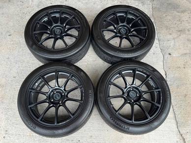 Rim second 17 Raxer RP10X siap tayar vios city gn2