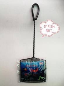 Black Fish Net 5inch Jaring Ikan Aquarium Akuarium