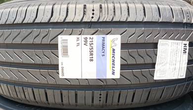 215 55 18 MICHELIN PRIMACY 5 Tayar Tyre New 2026