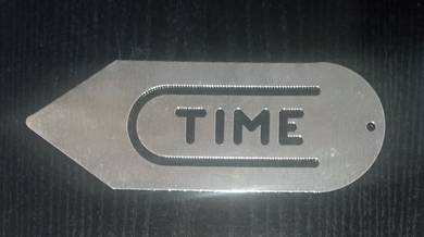 Antique Vintage Rare Steel TIME Magazine Bookmark