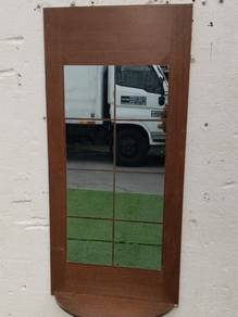 YF16AA Cermin Rak Kayu 2 x 4.4 Feet Vintage