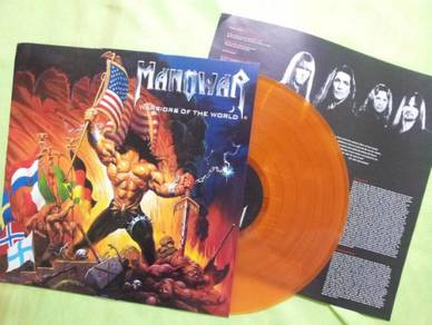 Manowar WARRIORS OF THE WORLD 2002 LP Nuclear Blas