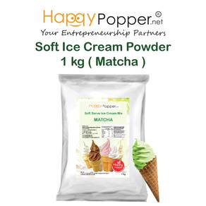 Soft Ice Cream Matcha powder premix mix halal 1kg