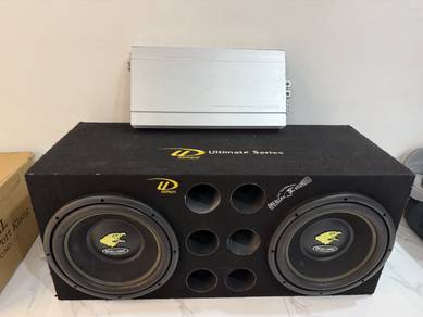 Full Set Dual 12” Sub + Amplifier