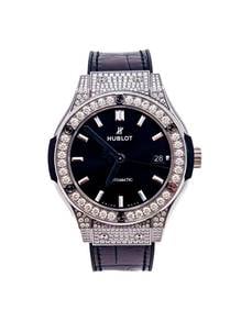 Hublot Class Fusion 38 Black Diamond Bezel 565.NX.