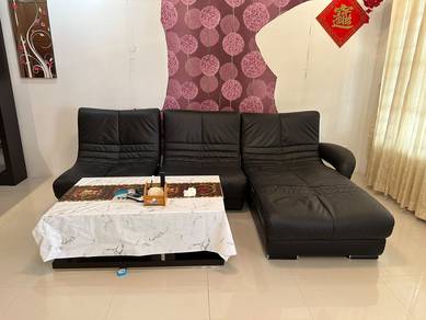 Black Sofa Set
