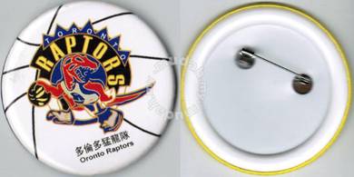 NBA Basketball Toronto Raptors Button Badge 58mm