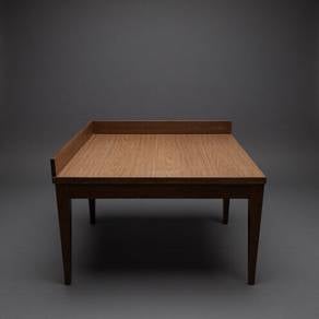 Meja Kayu Solid Wood Corner Side Table Square XL