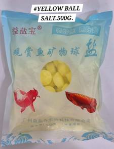 Yellow Ball Salt 500gram Aquarium Fish Garam Ikan