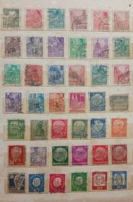 Germany Deutsches 81 pieces stamps Vintage