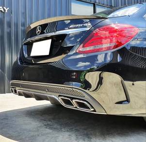 Exhaust tip stainless steel for w205 mers
