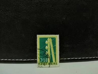 1955 Portugal Stamp Telegraph 100th Anniversary