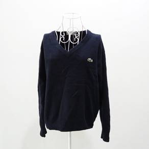 Lacoste V-Neck Wool Pull Out Sweater