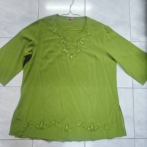 Blouse Hijau Olive