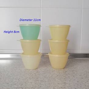 Tupperware Chil Cup Storer 6-piece Set [Preloved]