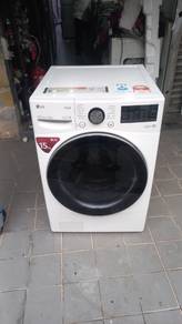 Jenama LG dd inventer front load hot washer 15kg