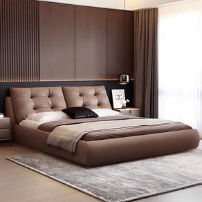 Double Wedding Leather Bed Frame