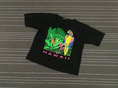 Hawaii burung nuri vintage woman saiz xl
