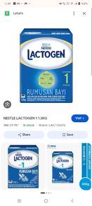 susu lactogen langkah 1