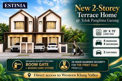 2-storey Terraced House  in Telok Panglima Garang,SGR