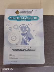 Workbook Mathematics III (MAT0134)
