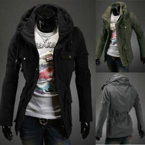 64268 Military Hiking Coat Pocket Sweater Jacket