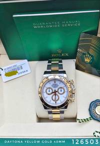 NEW 2026 ROLEX DAYTONA 126503 Yellow Gold