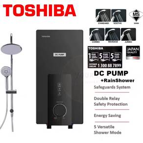TOSHIBA DC-Pump RAIN SHOWER TWH38MSPMY(K)RS 5s1n1
