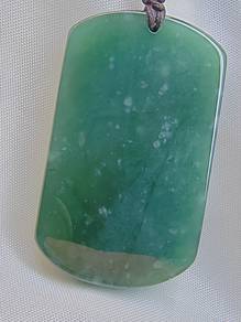 Loket Giok Jadeit Jed Ice Bluish Green Type A