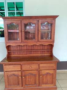 Kabinet dapur solid kayu