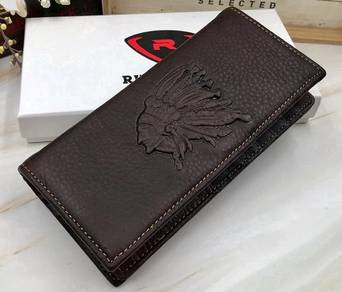 R.Rider Apache Genuine Leather Men's Long Wallet